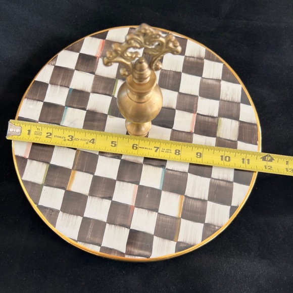 Mackenzie-Childs Courtly Check Cheese Course - Picture 7 of 10